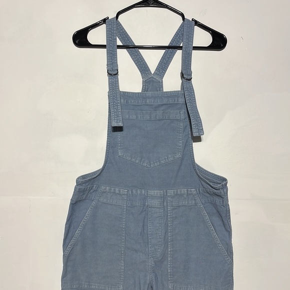 Aerie Cloudy Blue Werk & Play Corduroy Overalls Size Small - Picture 3 of 11